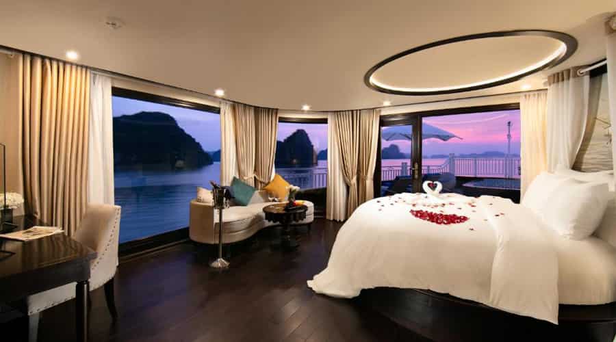 President Suite with private swimming pool on Hermes Cruise