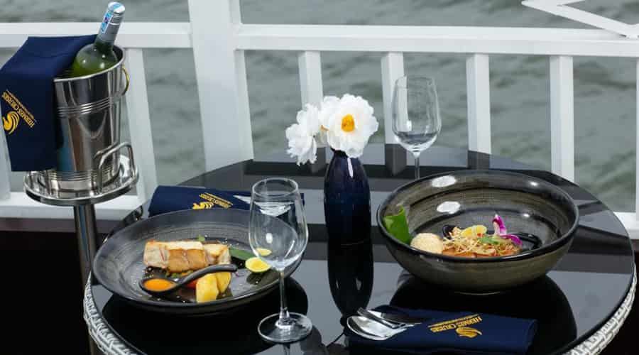 Cuisine on Hermes Cruise