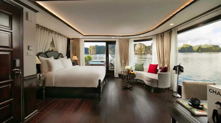 Royal suite with balcony on Hermes Cruise