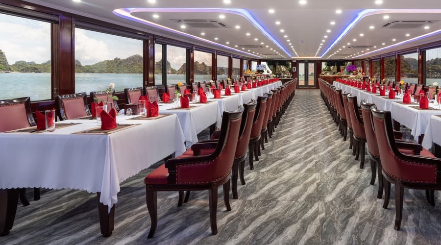 Halong diamond cruise restaurant