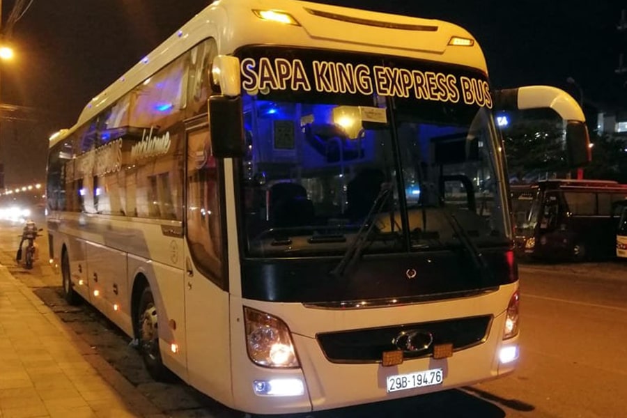 KingExpress Sleeping bus Hanoi - Sapa - Hanoi