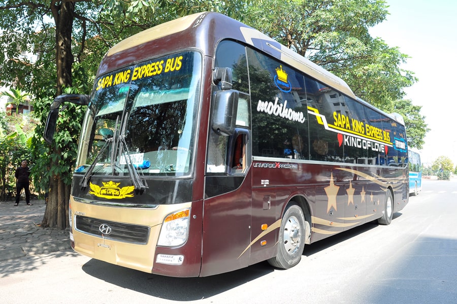 KingExpress - Private sleeping cabin bus Hanoi - Sapa - Hanoi