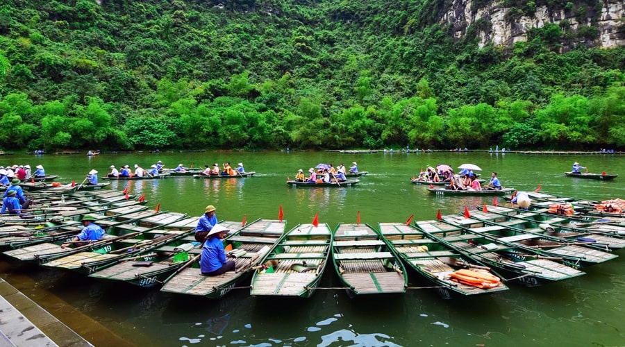 Trang An boat pier