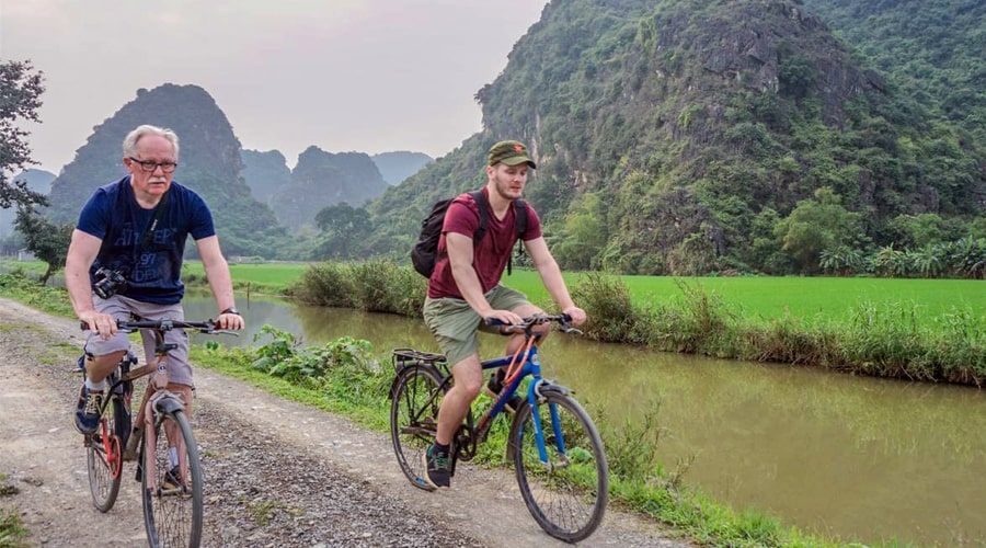 Cycling in Ninh Binh