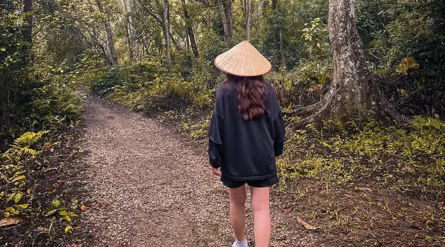 trekking to Viet Hai village