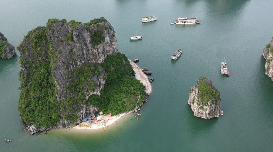 Aerial view of Hon Co Island and <yoastmark class=