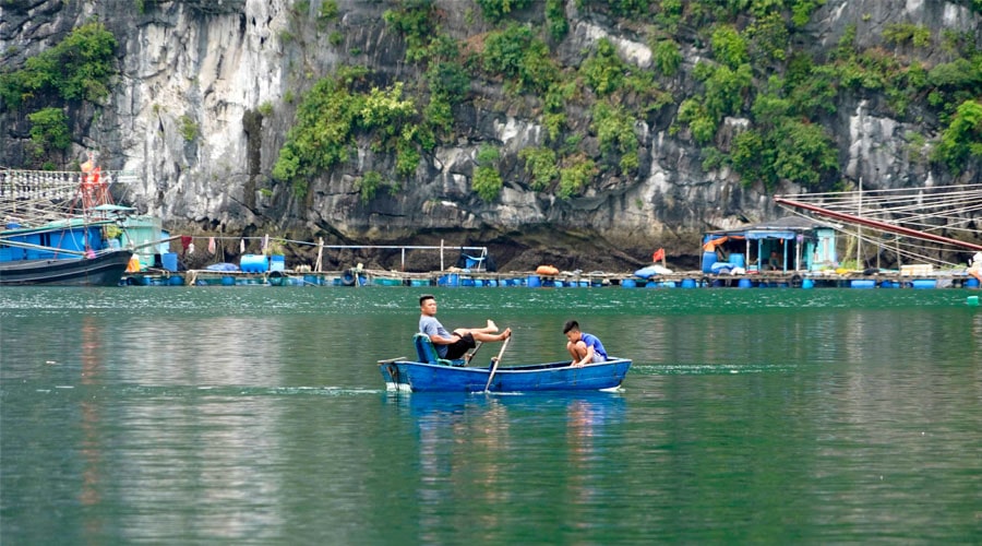 local life in Vung Vieng Village