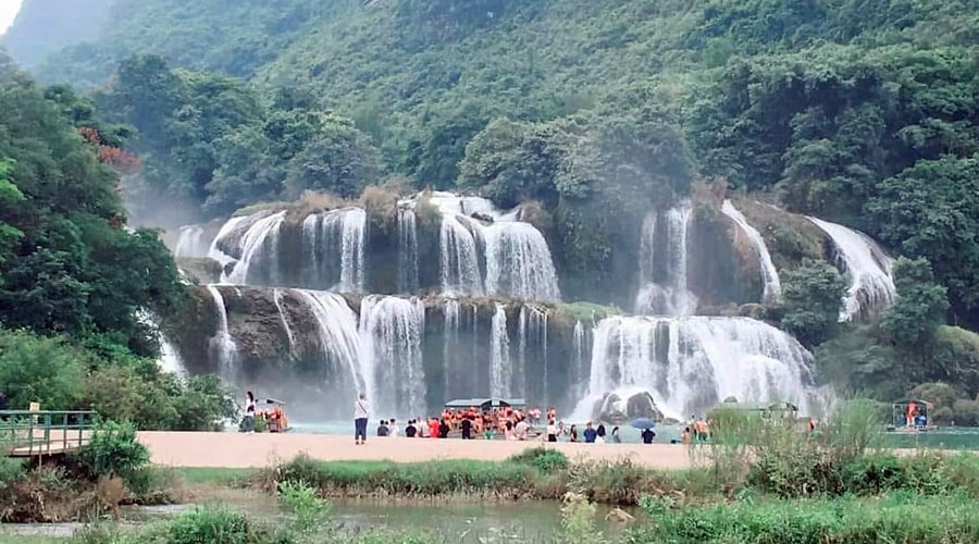 Ban gioc water fall