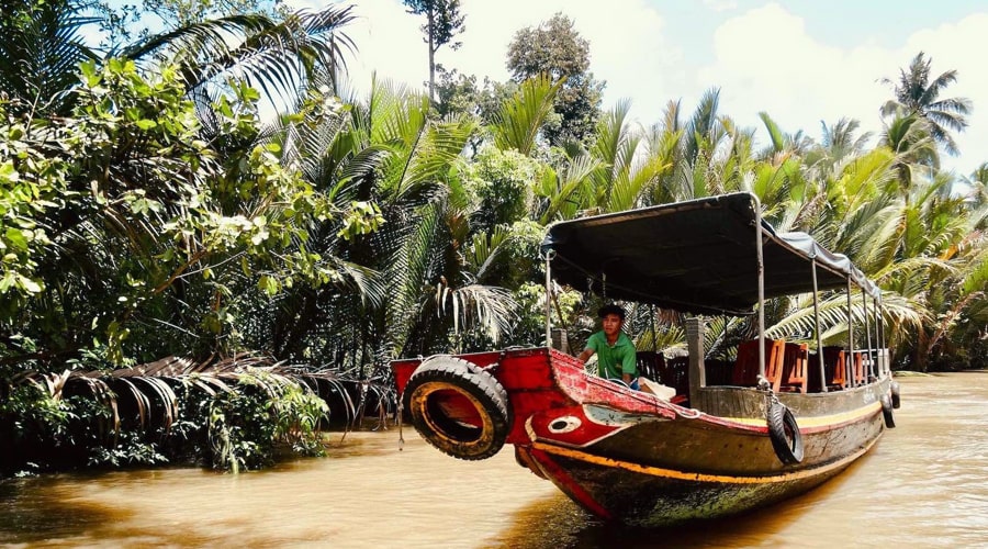 Cruising Mekong delta