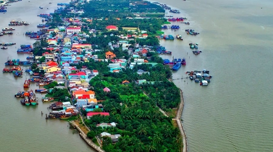 small islet mekong delta